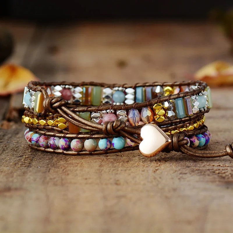 Imperial Heart Protection Wrap Bracelet