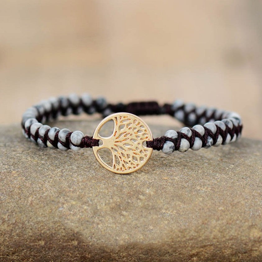 Tree of Life Bracelet - African Jasper